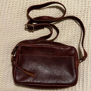Brown Leather Crossbody Bag
